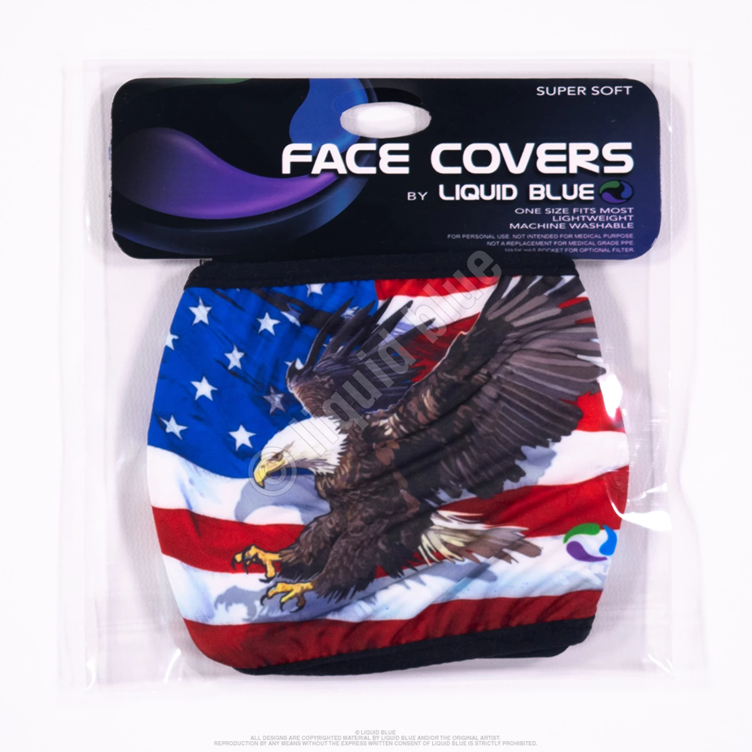 American Eagle Flag Face Covering - Image 3