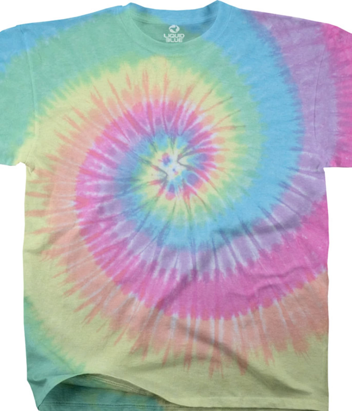 Pastel Spiral Youth Tie-Dye T-Shirt