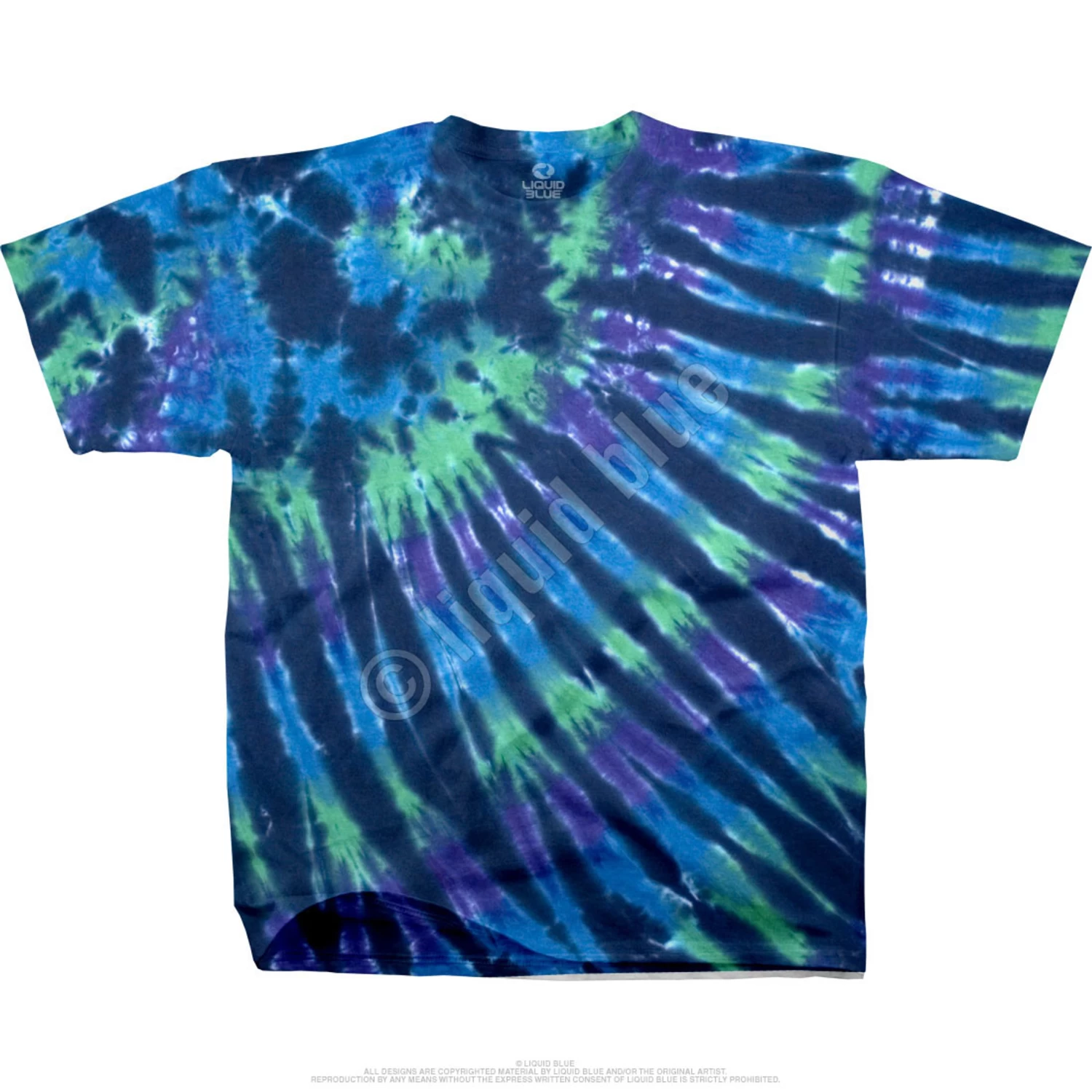 Cool Nebula Unprinted Tie-Dye T-Shirt - Image 2