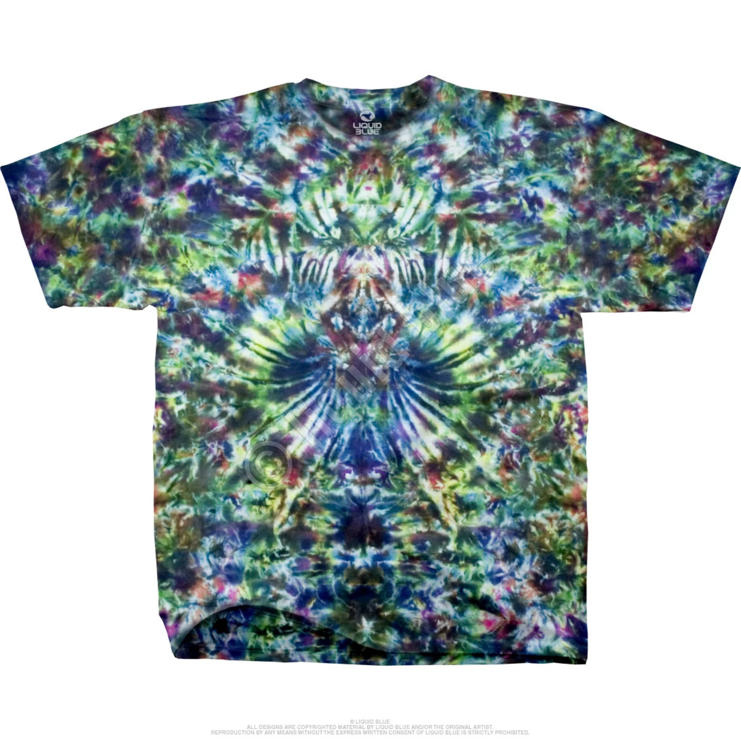 Crazy Krinkle Unprinted Tie-Dye T-Shirt - Image 2