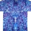 Crazy Blue Krinkle Unprinted Tie-Dye T-Shirt