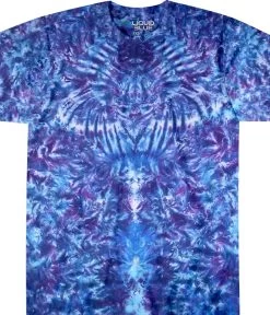 Crazy Blue Krinkle Unprinted Tie-Dye T-Shirt