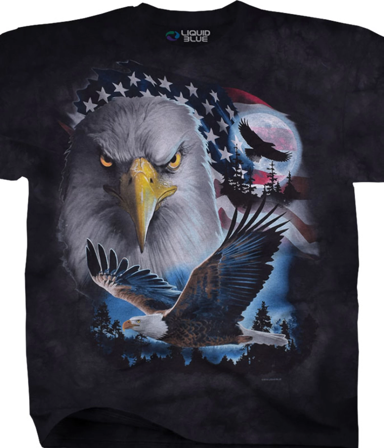 Patriotic Pose Tie-Dye T-Shirt