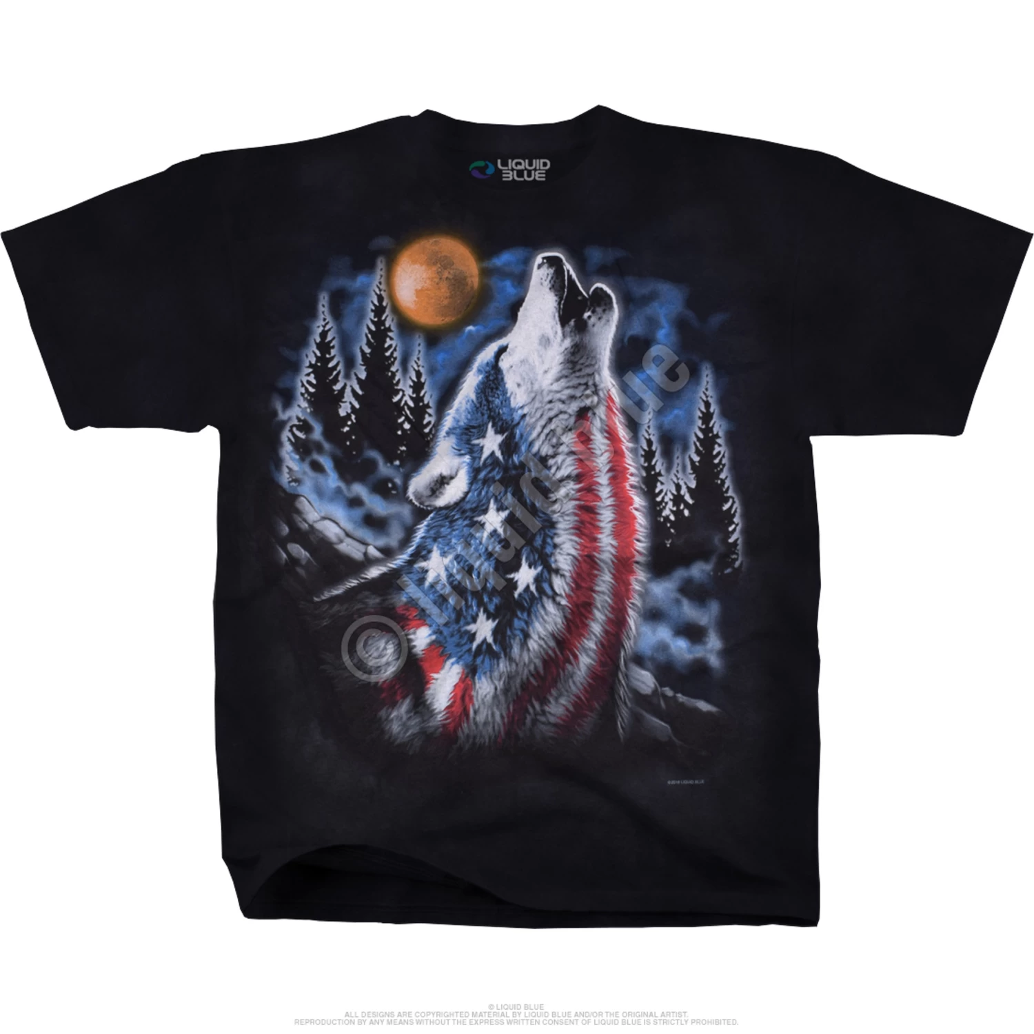 American Howl Tie-Dye T-Shirt - Image 2