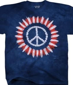 Peace Concentric Tie-Dye T-Shirt