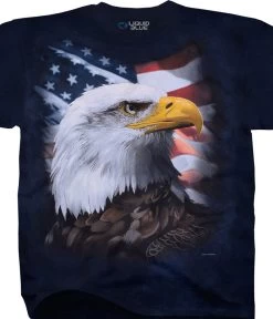 American Bald Eagle Tie-Dye T-Shirt