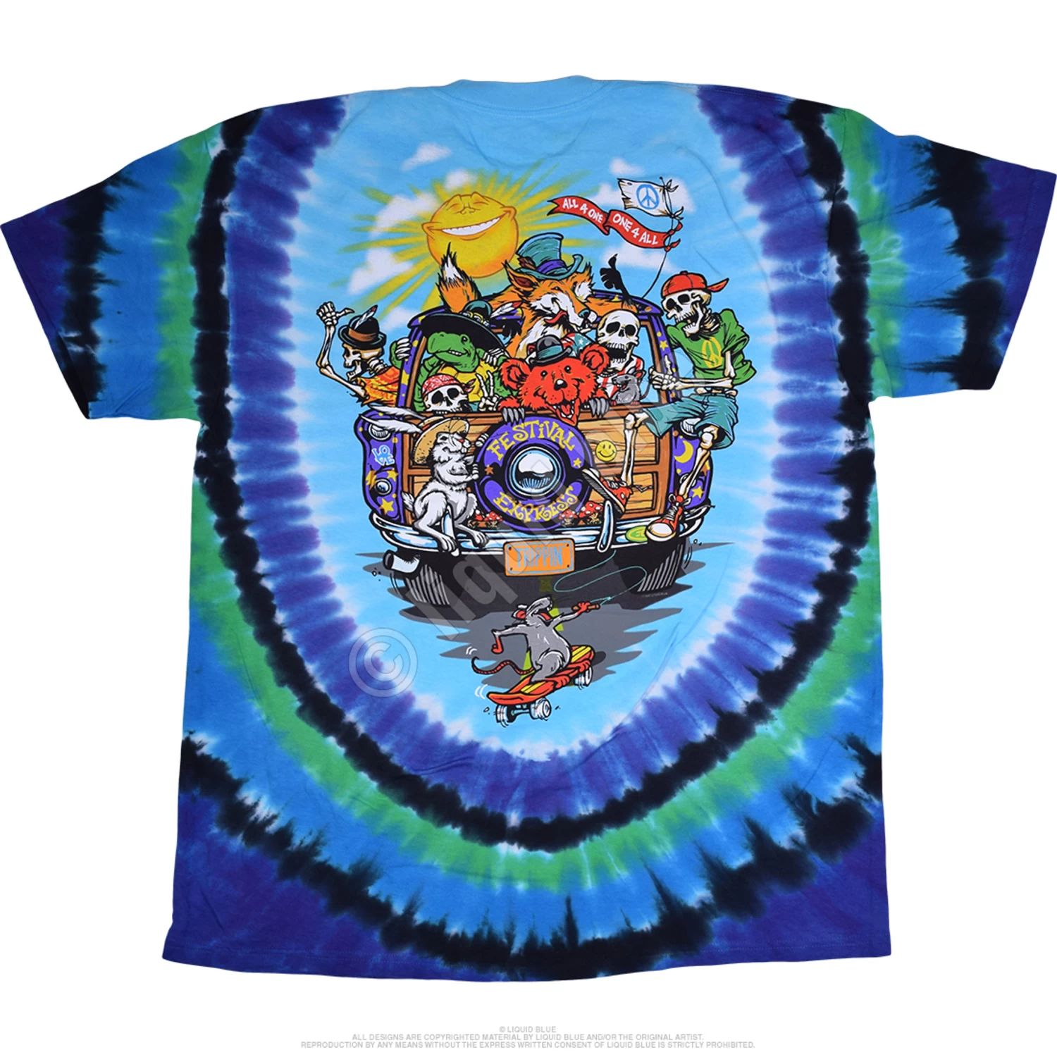 Road Trippin' Tie-Dye T-Shirt - Image 3