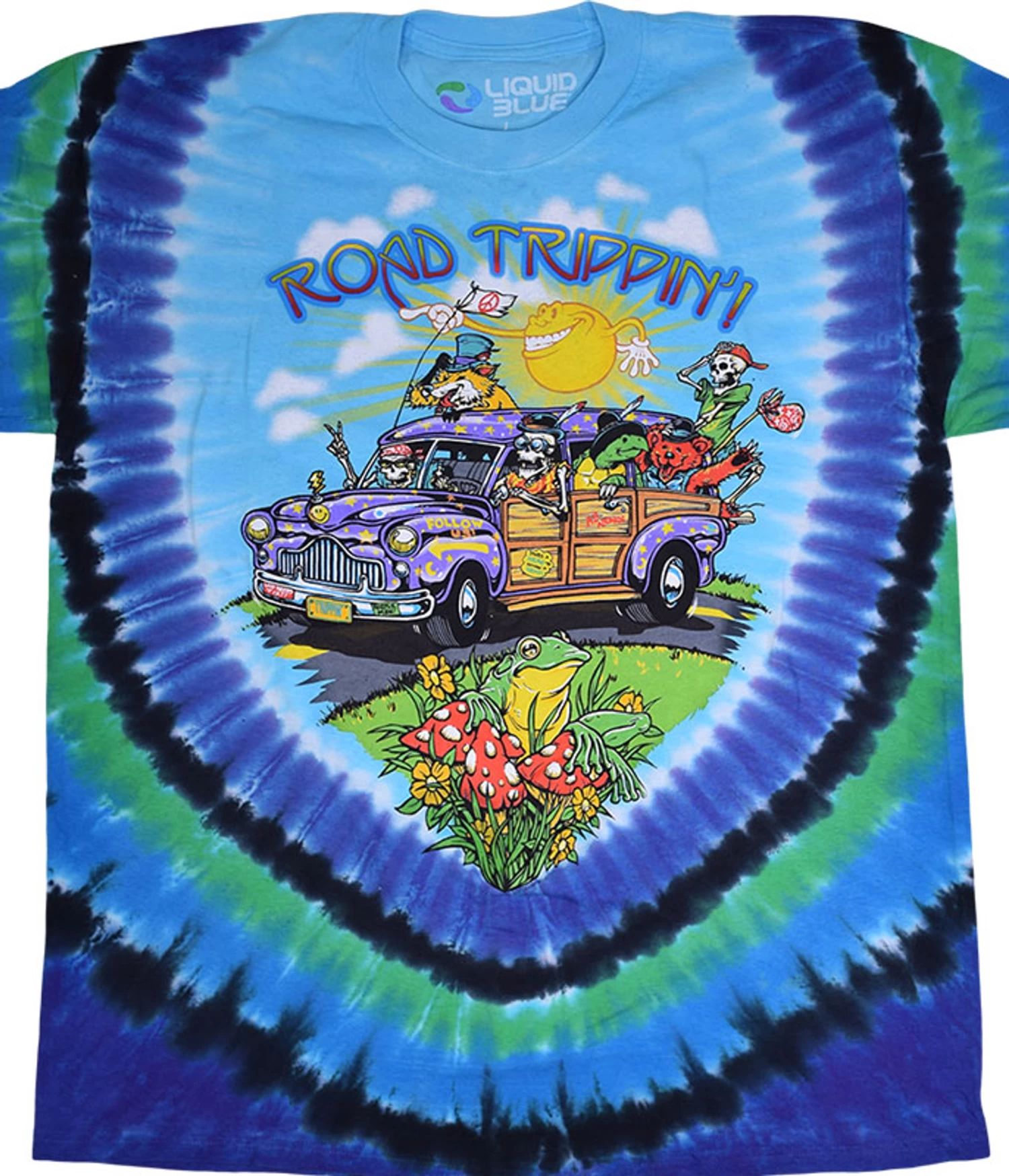 Road Trippin' Tie-Dye T-Shirt