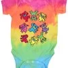 Spiral Bears Tie-Dye Onesie