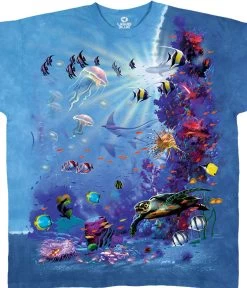 Tropical Reef Tie-Dye T-Shirt