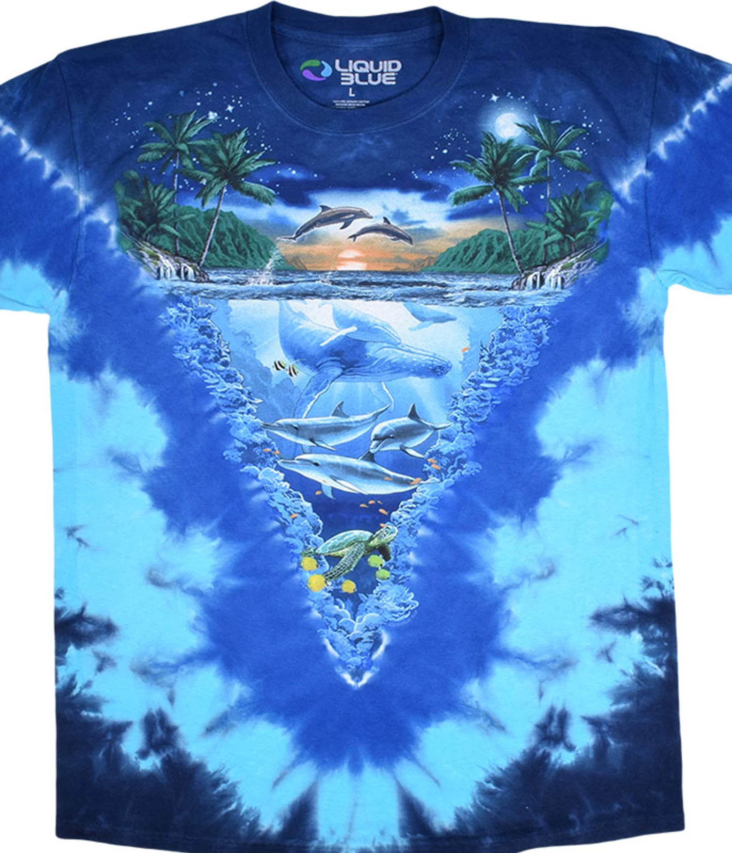 Night Time Dive Tie-Dye T-Shirt