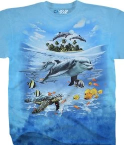 Dolphin Domain Tie-Dye T-Shirt
