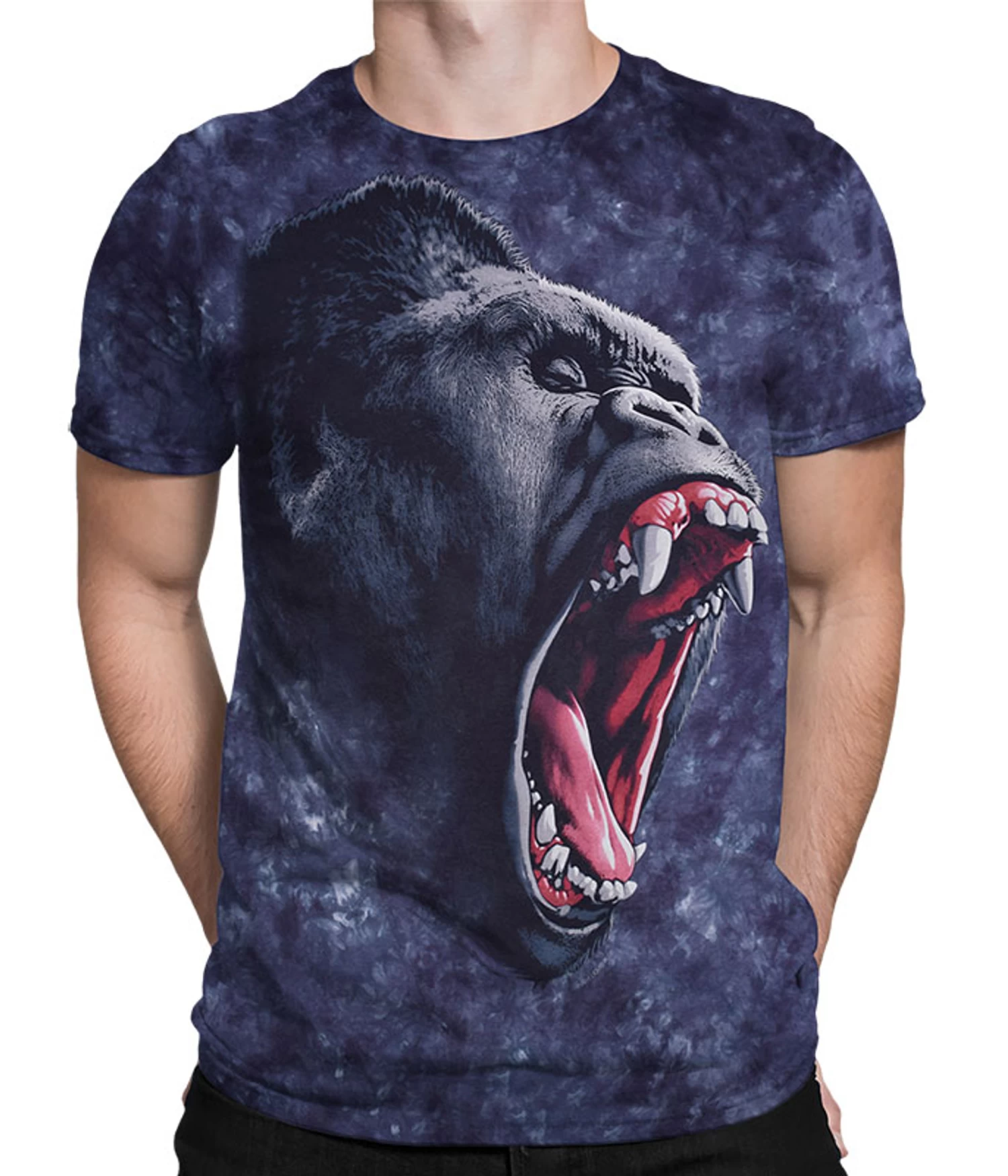 Gorilla Power Tie-Dye T-Shirt