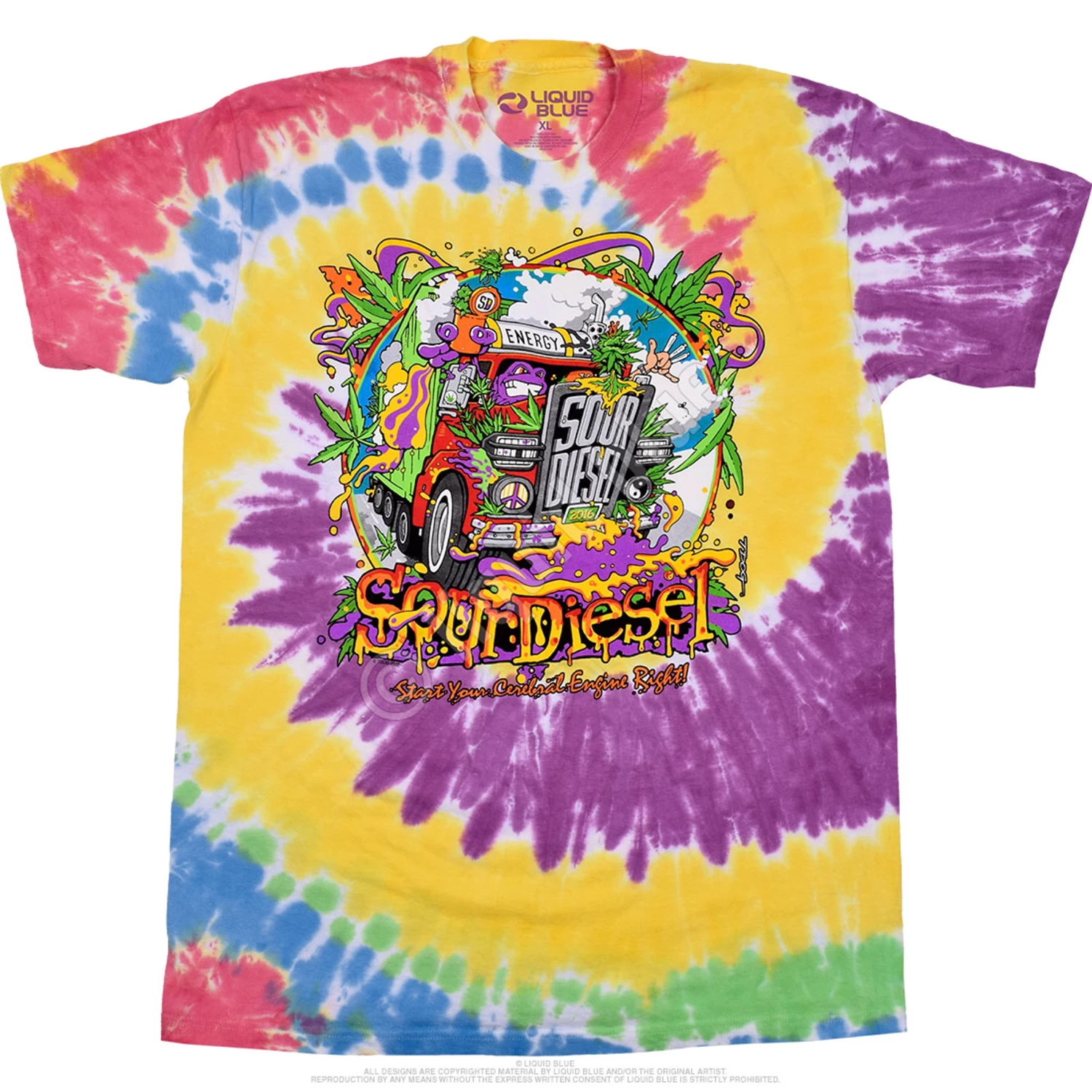 Sour Diesel Tie-Dye T-Shirt - Image 2