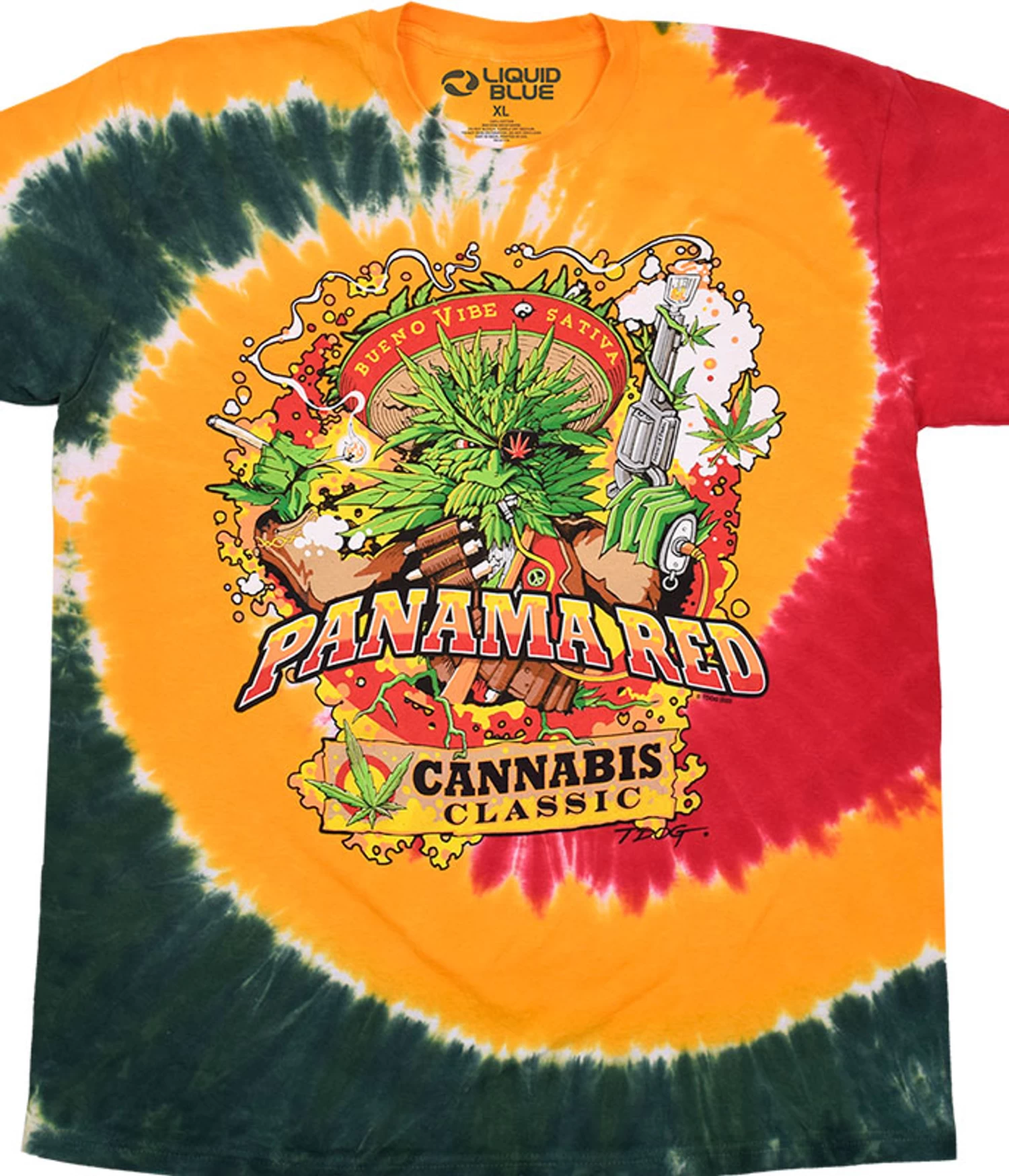 Panama Red Tie-Dye T-Shirt