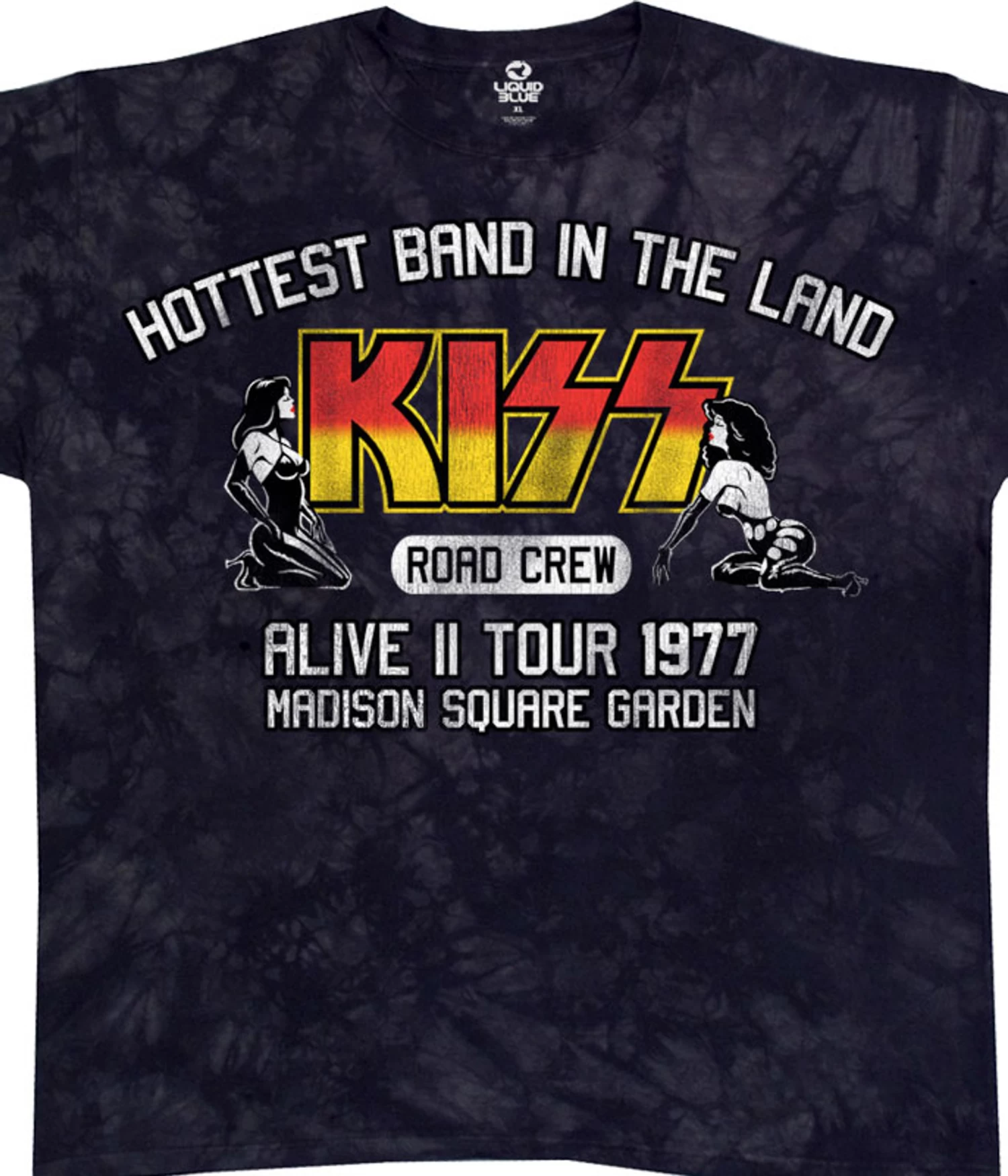 KISS Road Crew 77 Tie-Dye T-Shirt