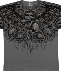 Crypt Caller Grey Athletic T-Shirt