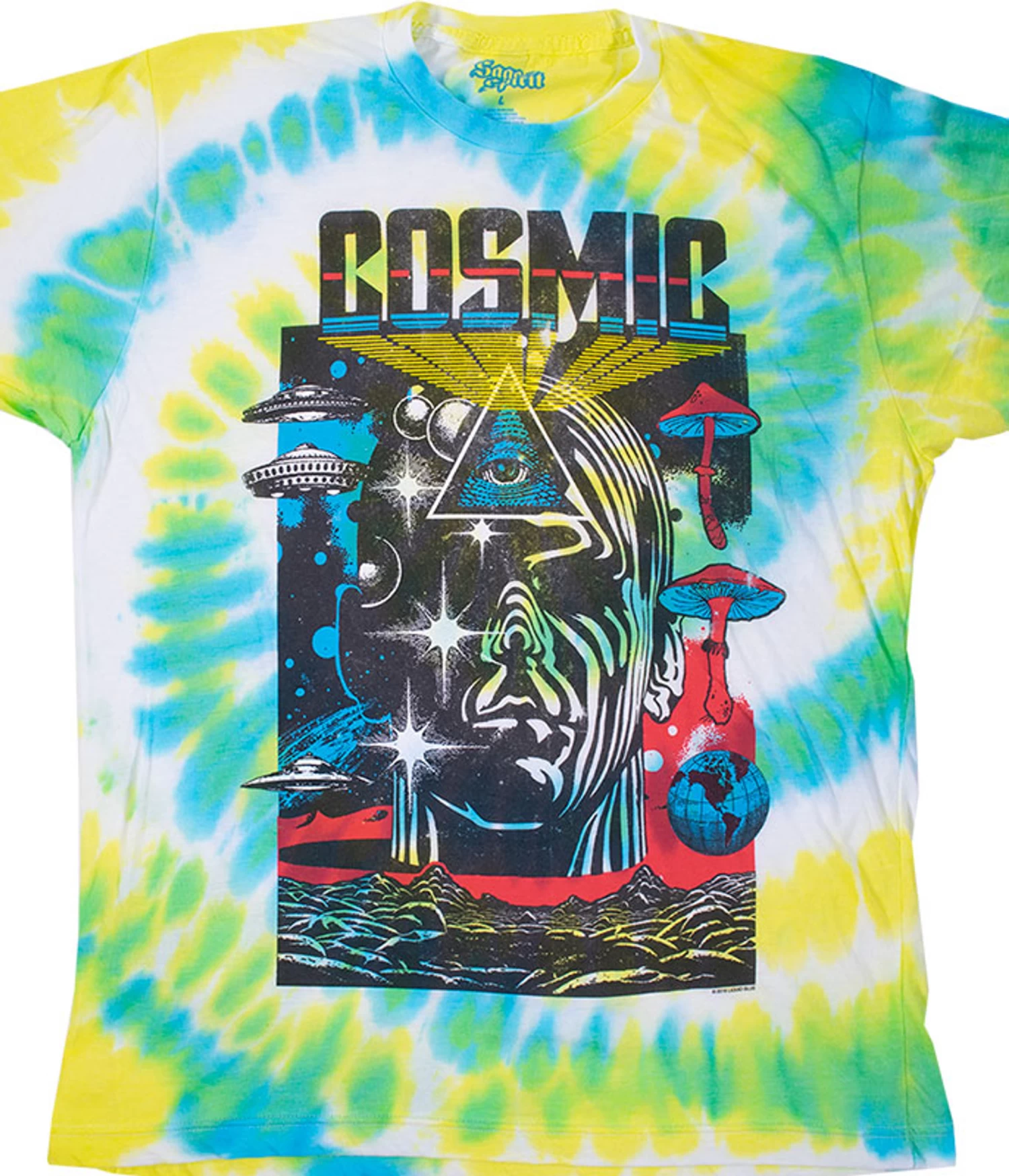 Cosmic Tie-Dye T-Shirt - Image 2