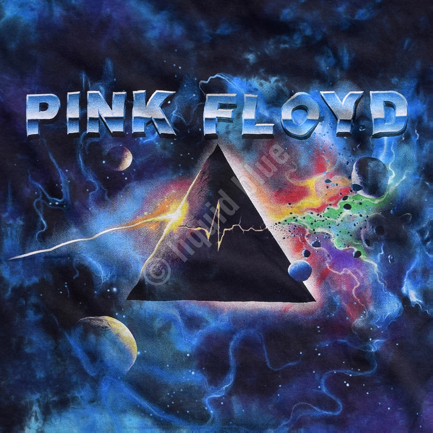 Pink Floyd Pulsar Prism Tie-Dye T-Shirt - Image 4