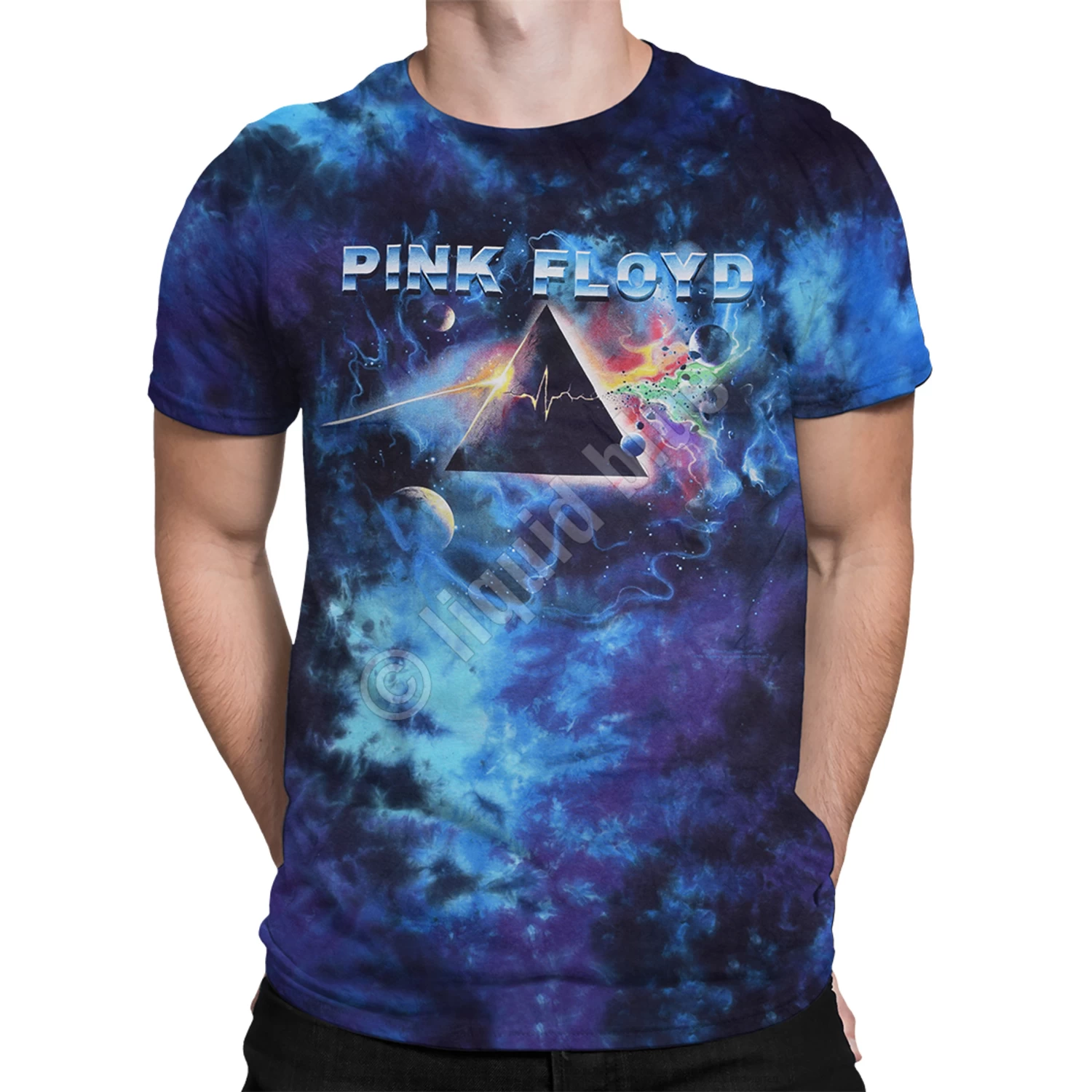 Pink Floyd Pulsar Prism Tie-Dye T-Shirt - Image 2