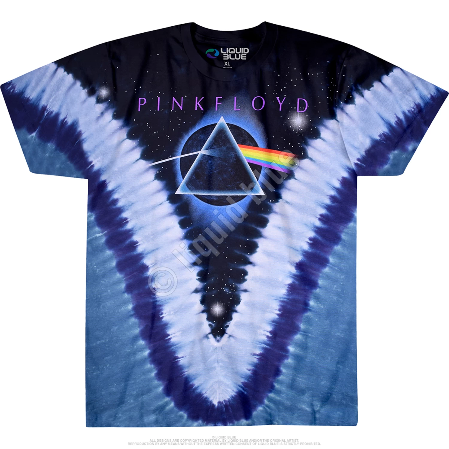 Pink Floyd Pyramid V Tie-Dye T-Shirt - Image 4
