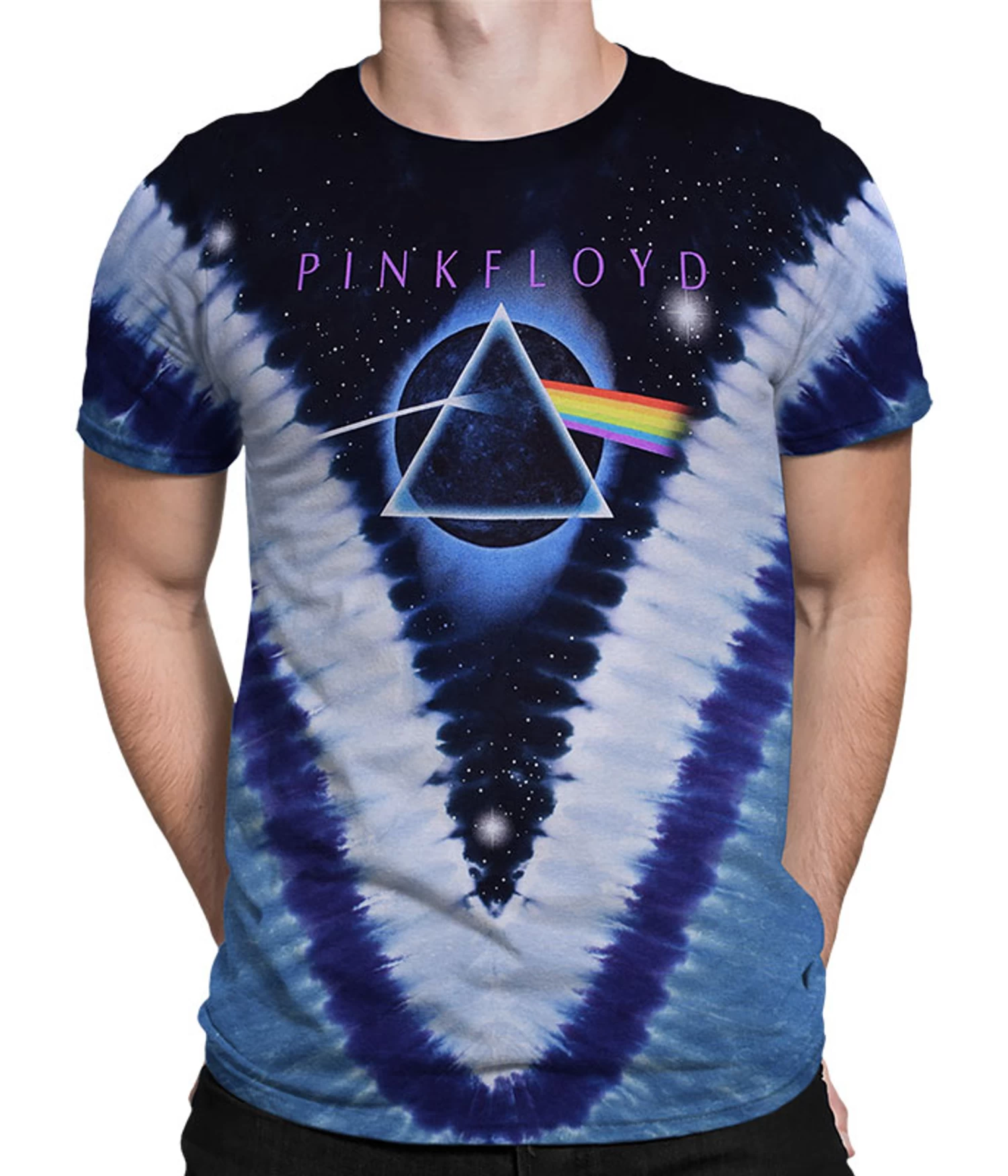 Pink Floyd Pyramid V Tie-Dye T-Shirt
