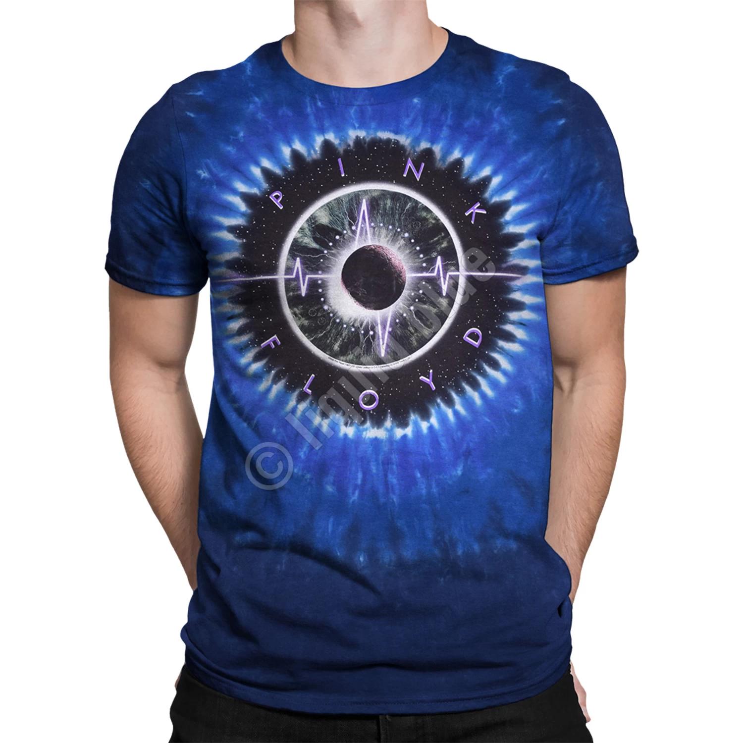 Pink Floyd Pulse Concentric Tie-Dye T-Shirt - Image 2