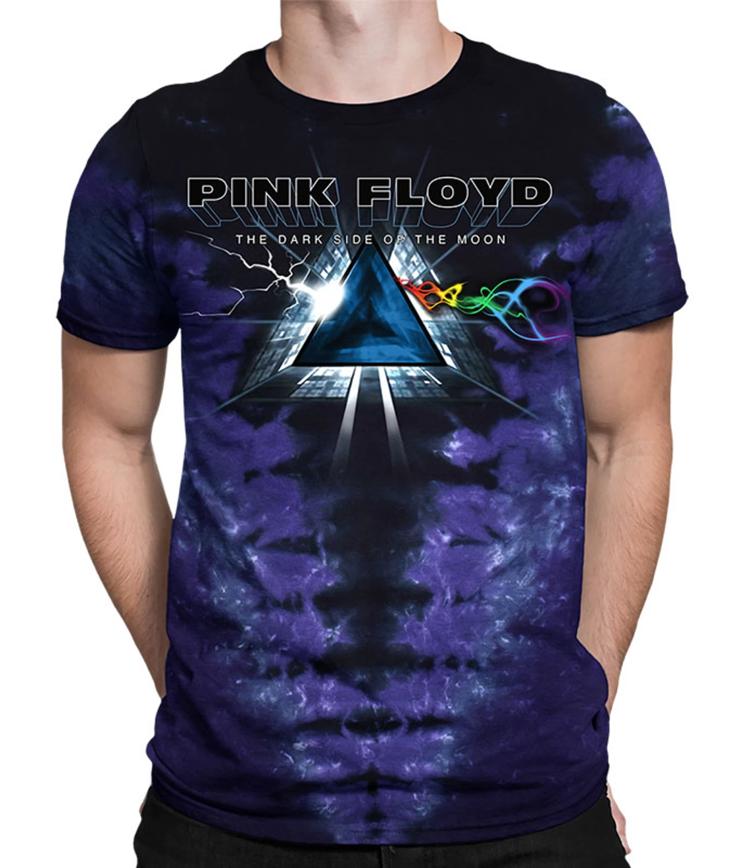 Pink Floyd Dark Side Vortex Tie-Dye T-Shirt