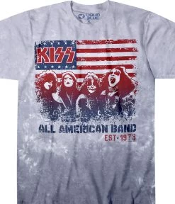 KISS All American Band Tie-Dye T-Shirt