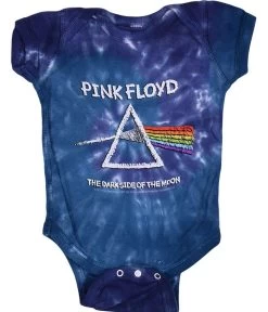 Pink Floyd Dark Side Chalk Tie-Dye Onesie