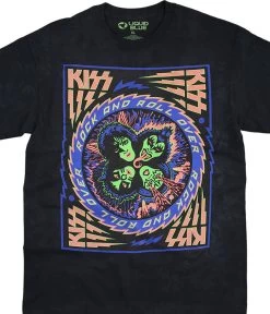 KISS Blacklight Tie-Dye T-Shirt