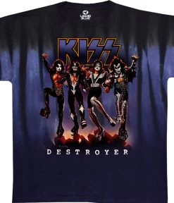 KISS Destroyer Tie-Dye T-Shirt