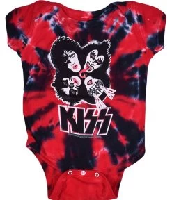 KISS Burst Tie-Dye Onesie