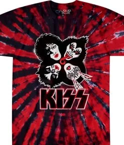 KISS Burst Tie-Dye T-Shirt