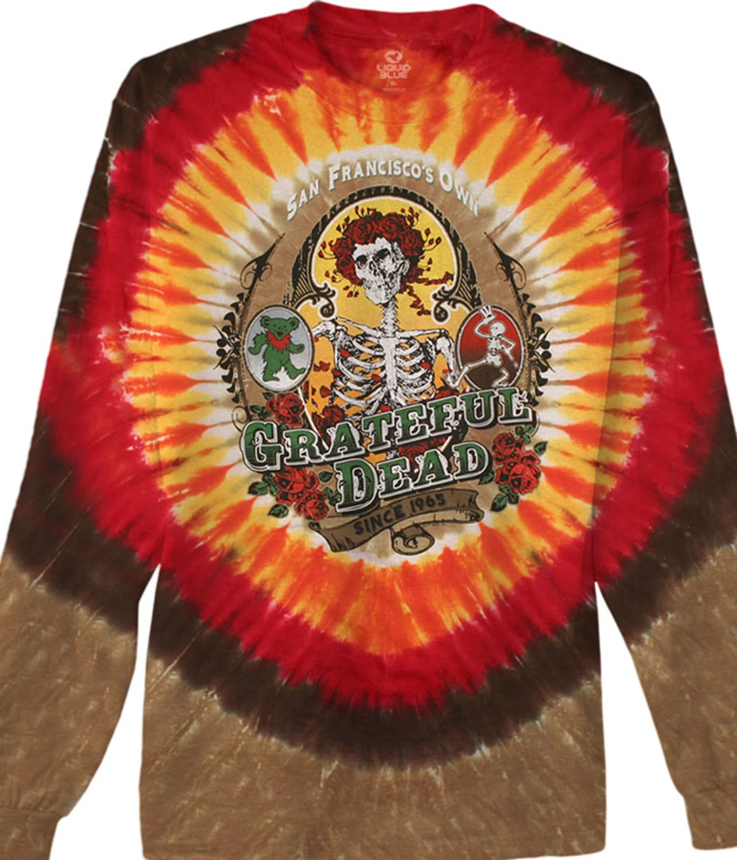 Bay Area Beloved Tie-Dye Long Sleeve T-Shirt