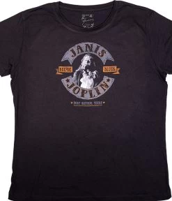 Kozmic Blues Womens Long Length Black T-Shirt