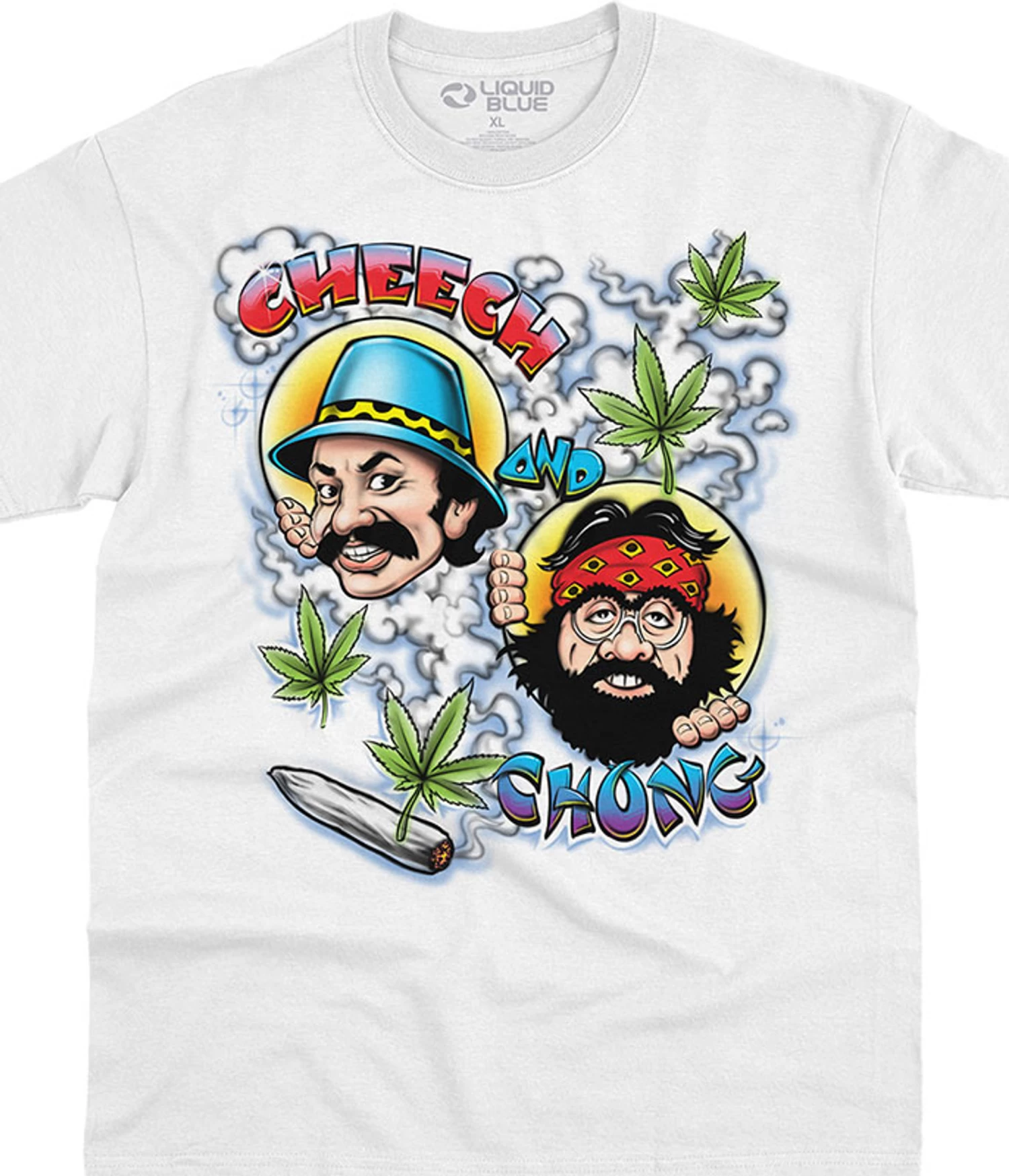 C&C Airbrush White T-Shirt