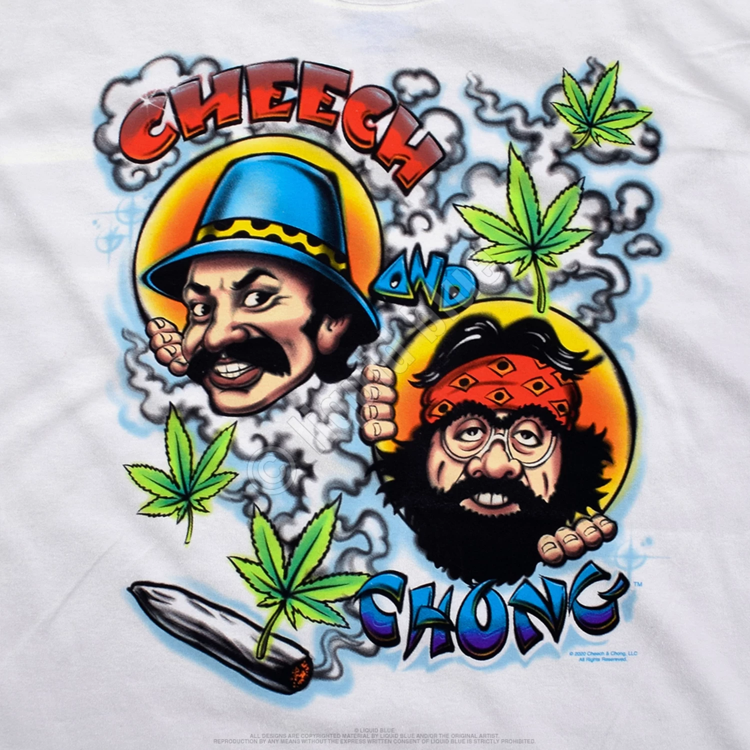 C&C Airbrush White T-Shirt - Image 3