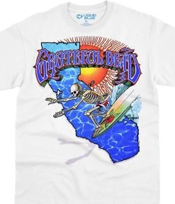California Surfer White T-Shirt