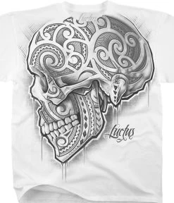 Skull De Luctus White T-Shirt