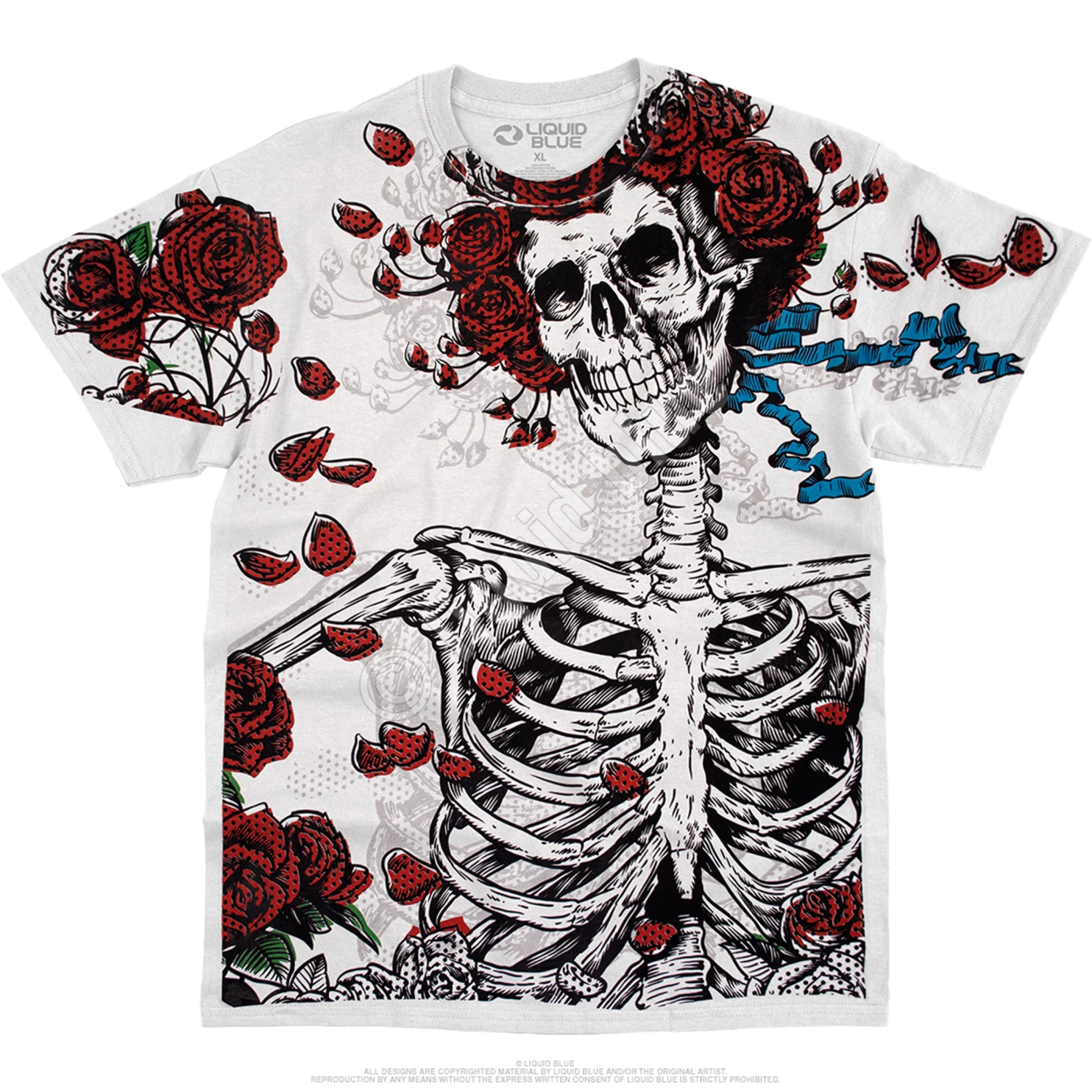 Original Woodcut White T-Shirt - Image 2