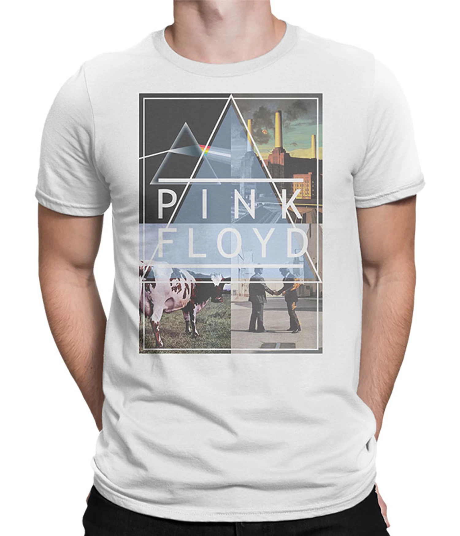 Pink Floyd Floyd Classics White Athletic T-Shirt