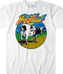 Pink Floyd Distant Bells White Athletic T-Shirt