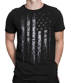 Tattered And Torn Black T-Shirt