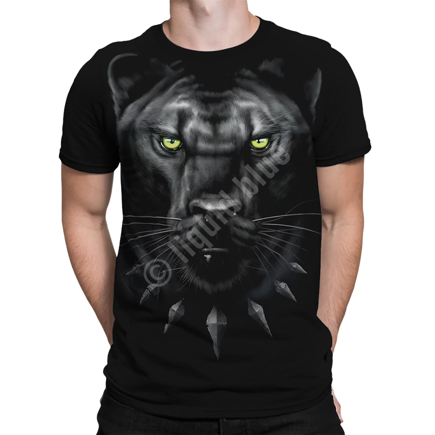 King Panther Black Athletic T-Shirt - Image 2