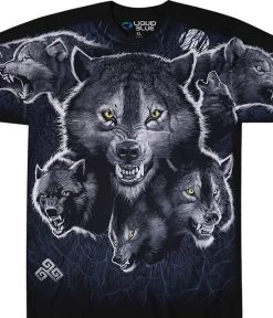 Wolf Pack Black T-Shirt
