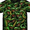 Snake Pile Black T-Shirt