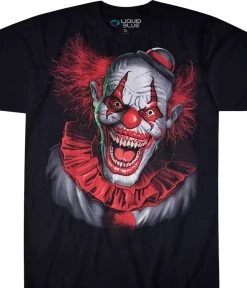 Scary Clown Black T-Shirt