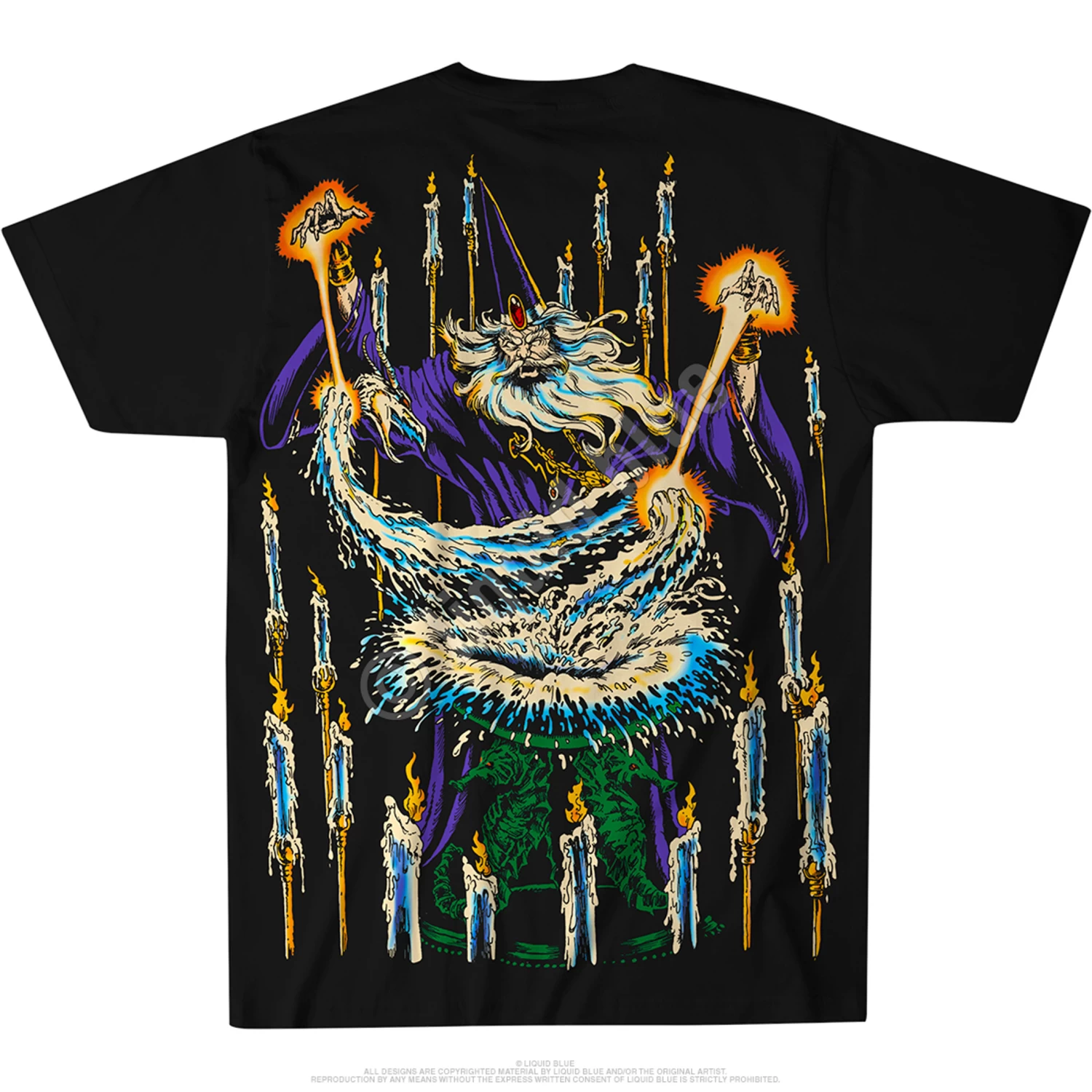 Wizard Black T-Shirt - Image 3