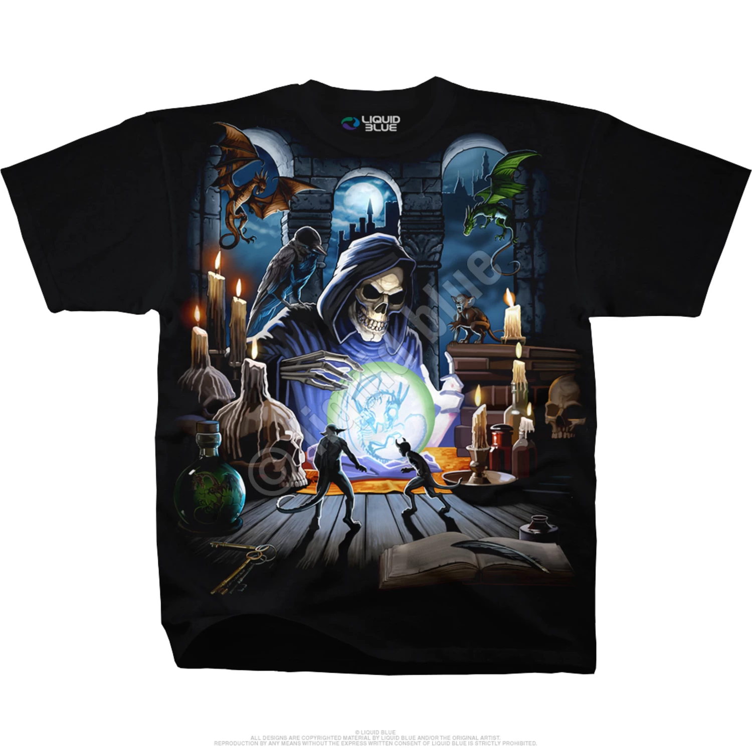 Reaper Spell Black T-Shirt - Image 2